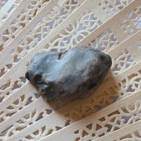 Unique Black and Brown Stone Michigan Painter Rock - Picture 2 of 5